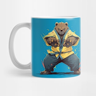 bear karate Mug